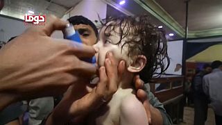 At least 70 dead in suspected gas attack in Syria