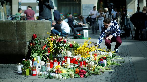 Almanya Münster kurbanlarını anıyor Almanya Münster kurbanlarını anıyor