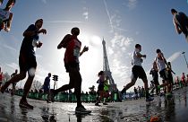Lonyangata rempile au marathon de Paris