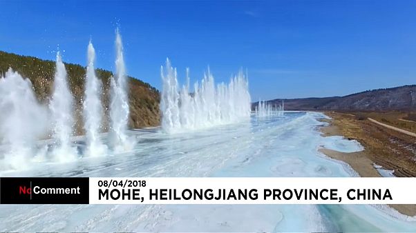Eisbrechende Sprengungen Eisbrechende Sprengungen