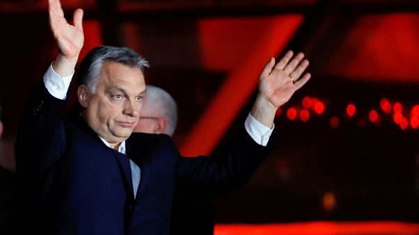 Orban am Sonntagabend nach Bekanntwerden des Ergebnisses Orban am Sonntagabend nach Bekanntwerden des Ergebnisses