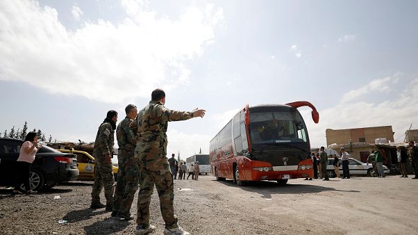 Siria: l'evacuazione di Douma Siria: l'evacuazione di Douma