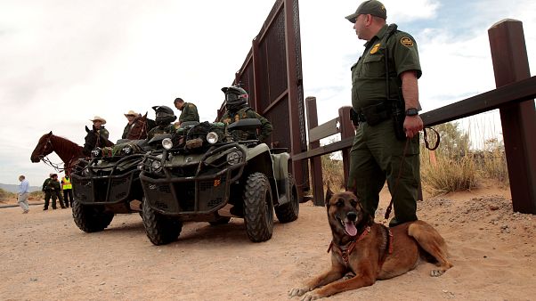 US National Guard deployed on Mexican border US National Guard deployed on Mexican border