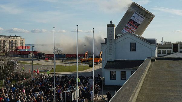 A silo demolition goes wrong A silo demolition goes wrong