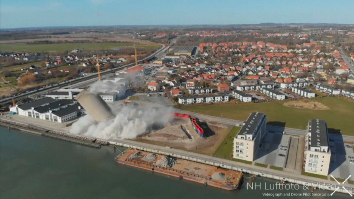 Une démolition mal planifiée au Danemark 