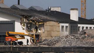 Demolição corre mal na Dinamarca