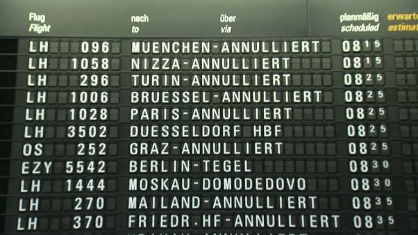 Miles de pasajeros afectados por las huelgas en Francia y Alemania Miles de pasajeros afectados por las huelgas en Francia y Alemania