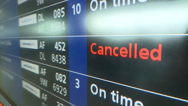 Air France said it expected one in four flights to be grounded Air France said it expected one in four flights to be grounded