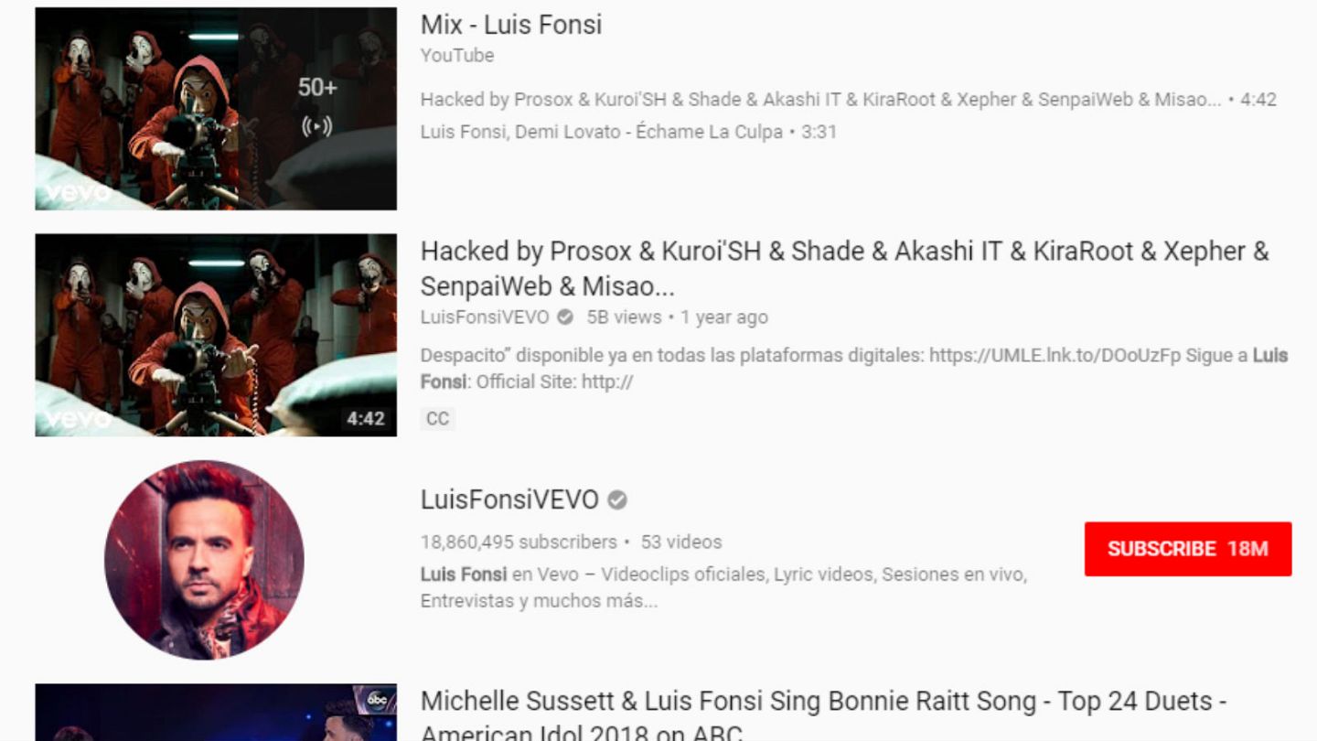 Most Watched Youtube Video Despacito Defaced In Apparent Hack Euronews