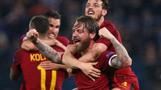 Remarkable Roma knock out Barcelona as Liverpool hold off Manchester City