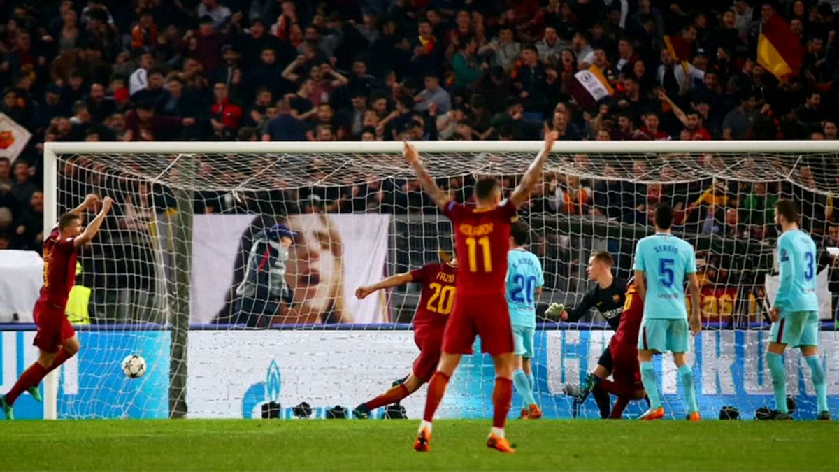 Champions League: Roma-Barcellona, le reazioni post gara