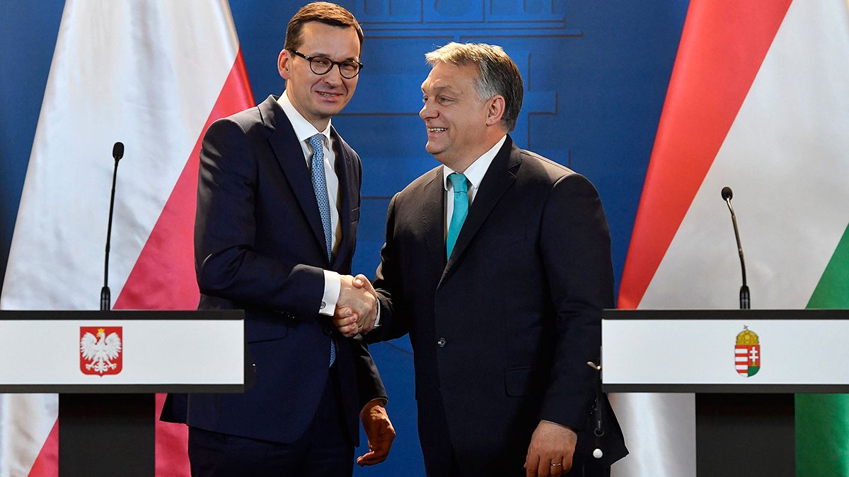 Orbán Viktor miniszterelnök és Mateusz Morawiecki lengyel kormányfő 