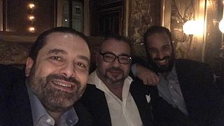 3 auf einem Selfie: Was machen Mohammed VI, MBS und Hariri in Paris?