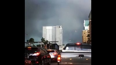 Tornádó söpört át Fort Lauderdale belvárosán
