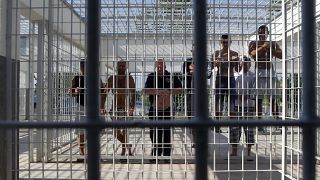 Häftlinge in Rumäniens Vaslui Gefängnis, 340 km von Bukarest entfernt.