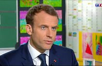 French President Emmanuel Macron said France has proof of chemical weapons 