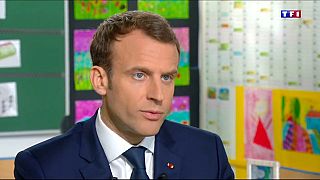 French President Emmanuel Macron said France has proof of chemical weapons 