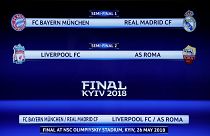 Finais antecipadas na Liga dos Campeões e Liga Europa