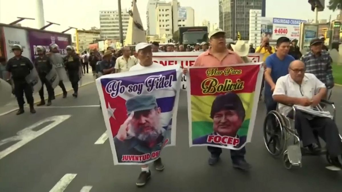 Cumbre de las Américas de Lima: manifestaciones de todos los signos marcan la primera jornada