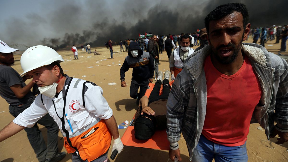 Hundreds of Palestinians have been killed or wounded in the protests