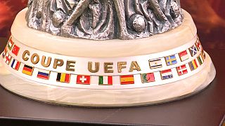 Il trofeo dell'Europa League è arrivato a Lione