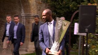 Трофей Лиги Европы прибыл в Лион