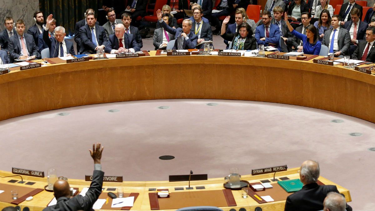 قطعنامه پیشنهادی روسیه در مورد محکومیت حمله آمریکا و متحدانش به سوریه رای نیاورد 