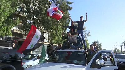 "Wir haben keine Angst": Feiern in Damaskus nach den Luftangriffen
