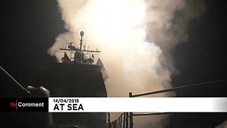 شاهد: الصواريخ الأمريكية وهي تنطلق من البحر الأبيض المتوسط إلى سوريا