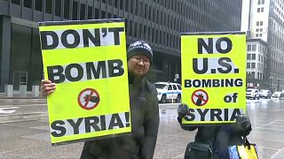 Удар по Сирии: протест в Чикаго и мнения политиков