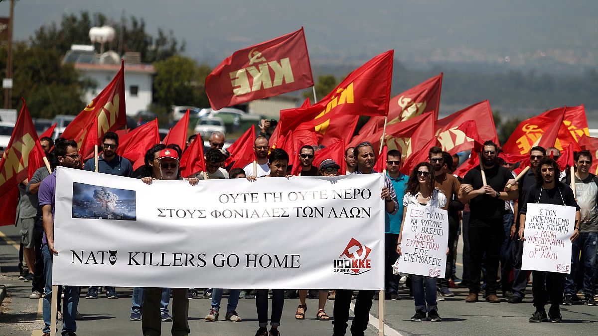 Κύπρος: Διαδηλώσεις στις ΒΒ Ακρωτηρίου