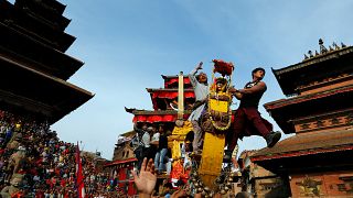 Thousands gather for festival to mark Nepali new year