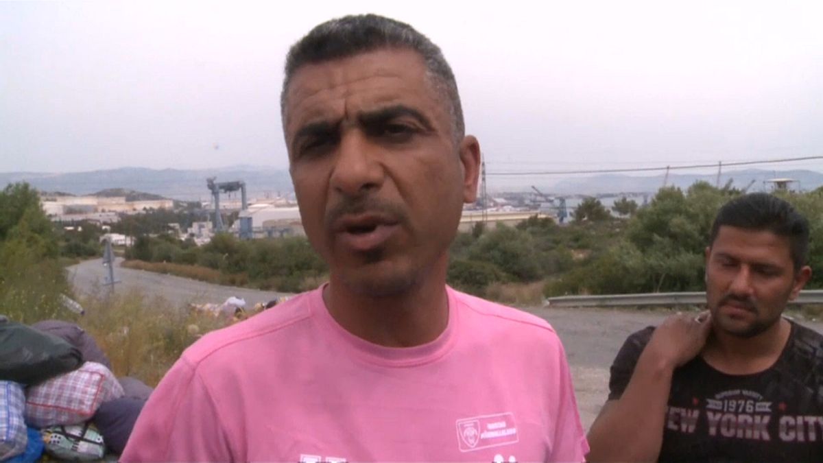 Ahmed, rifugiato iracheno bloccato in Grecia