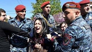 ناآرامی در ارمنستان؛ درگیری پلیس با معترضان به خشونت کشیده شد