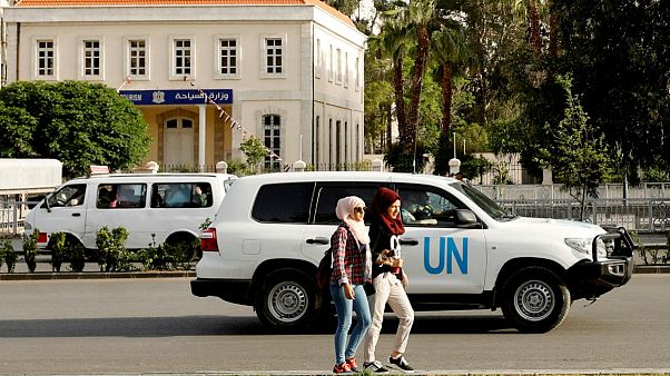 بازرسان بینالمللی وارد دوما شدند بازرسان بینالمللی وارد دوما شدند