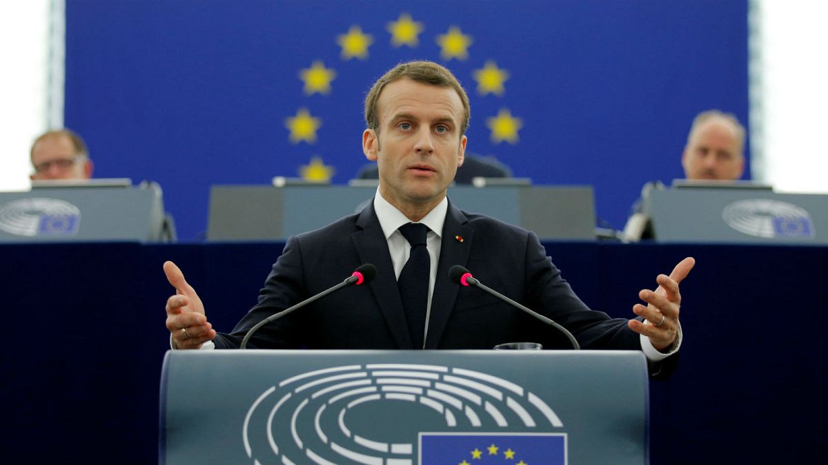 Emmanuel Macron détaille son programme européen à Strasbourg