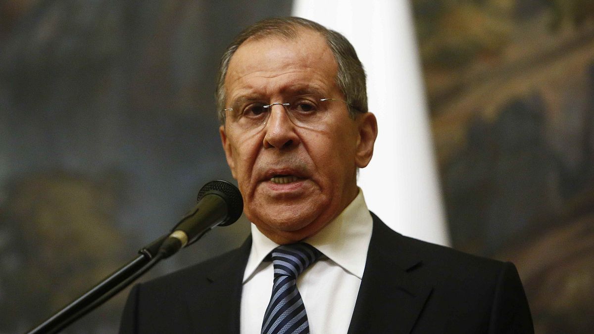 Russia's Sergei Lavrov has sought to sow doubts over chemical attacks