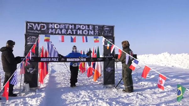 Le marathon du Pôle Nord remporté par un Grec Le marathon du Pôle Nord remporté par un Grec