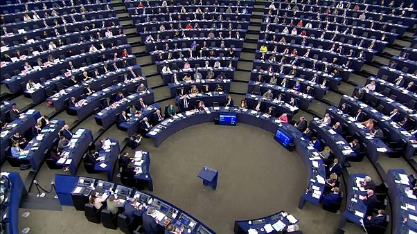 L'aula del Parlamento europeo di Strasburgo L'aula del Parlamento europeo di Strasburgo