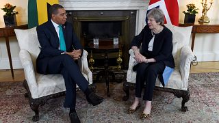 Premierministerin May traf Jamaikas Premierminister Andrew Holness