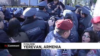 protests continue in Armenia