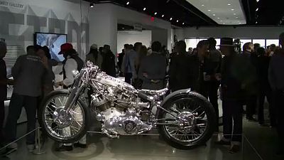 Les motos customisées s'exposent à Los Angeles