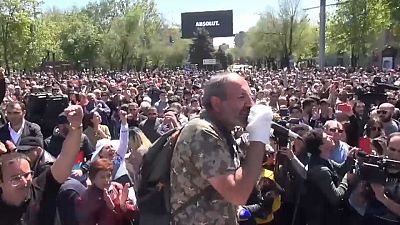 L'opposition arménienne dans la rue