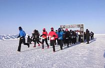 Corredores a la conquista del Polo Norte