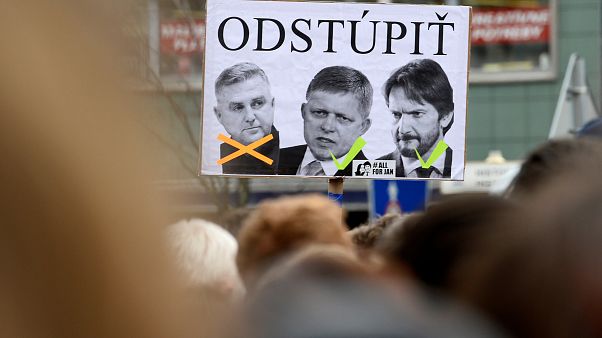 Slovakia police chief steps down as protests persist Slovakia police chief steps down as protests persist