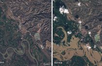 Vídeo: la impresionante crecida del Ebro, vista desde el espacio 