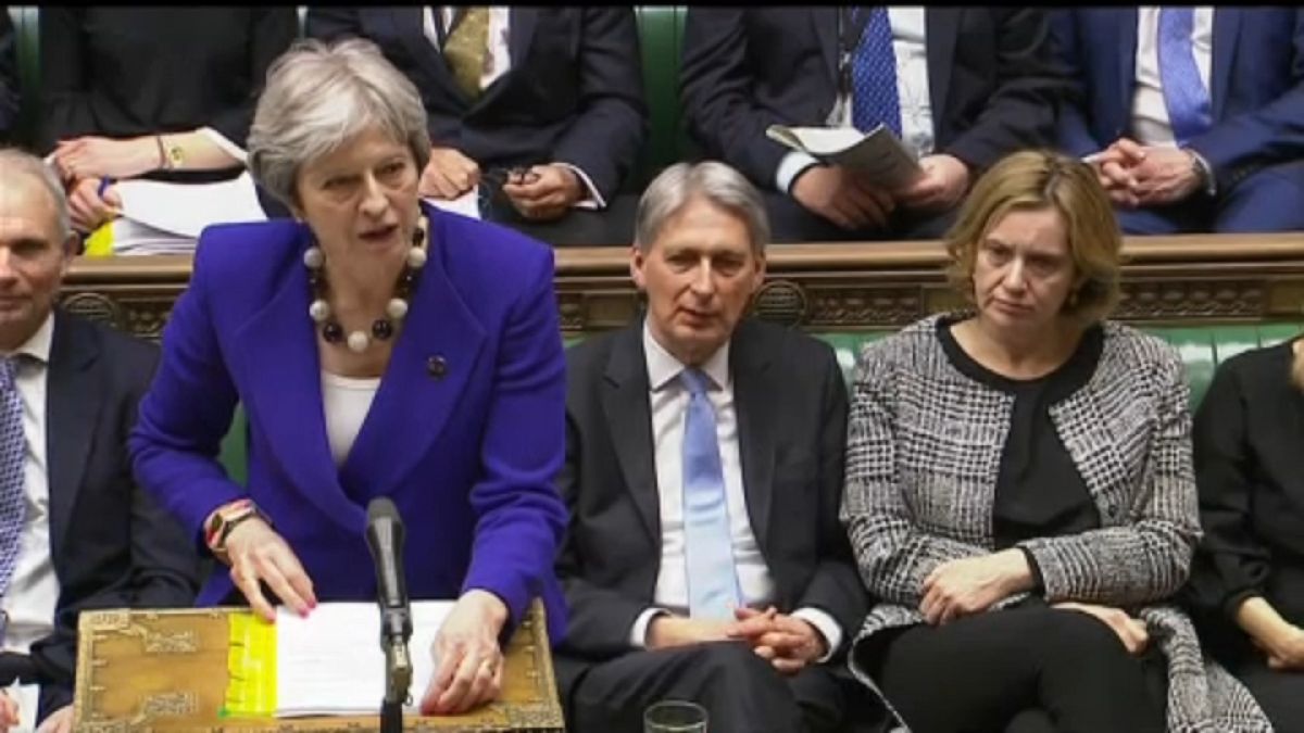Theresa May discursa no Parlamento britânico