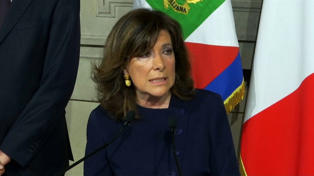 La presidenta del Senado italiano intentará mediar entre los partidos