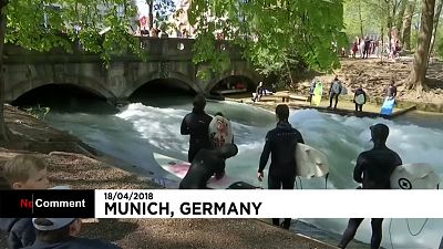 Поймай волну в Мюнхене