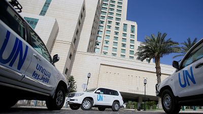 UN security attack stops inspectors entering Syrian town